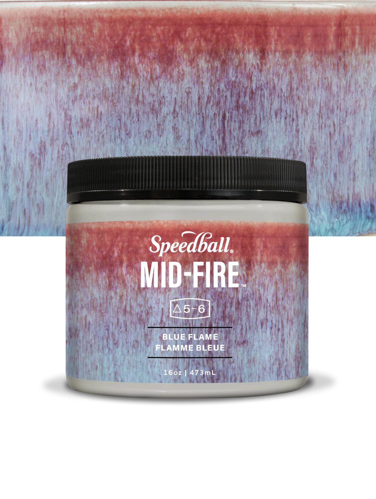 Speedball Mid Fire Glaze - Blue Flame