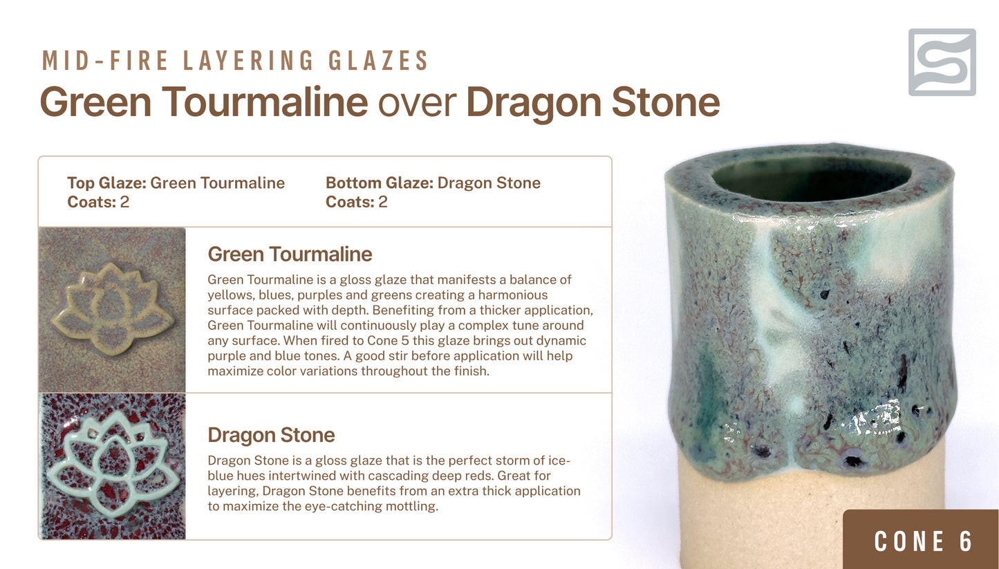 Speedball Mid Fire Glaze - Green Tourmaline