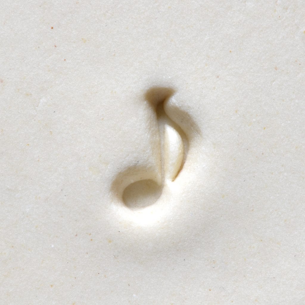 MKM Mini Round Stamp - Musical Note
