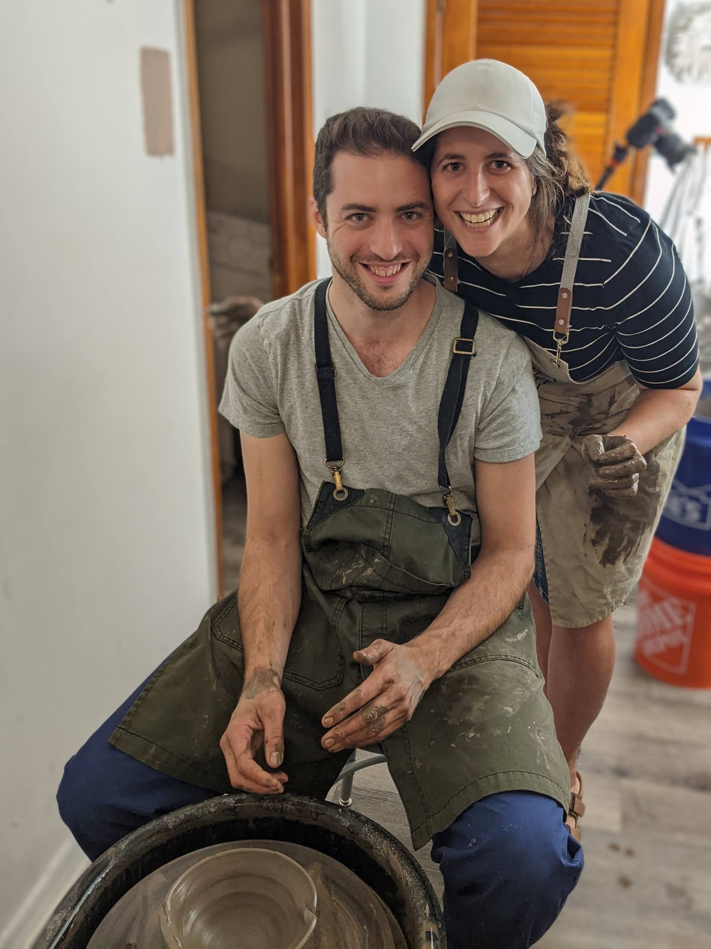 Wheel Throwing + Pottery Painting Date Night/Duo Workshop