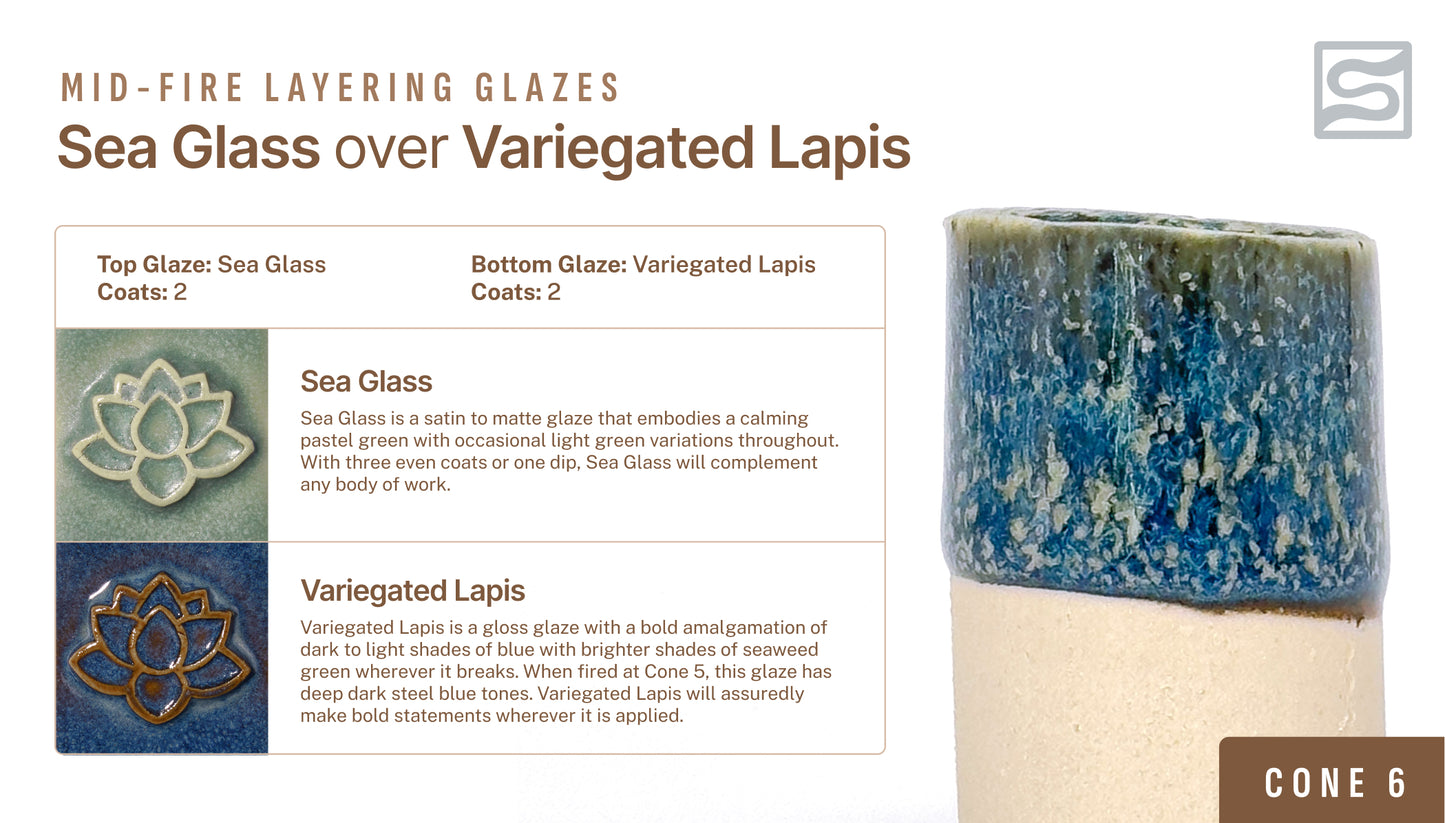 Speedball Mid Fire Glaze - Sea Glass