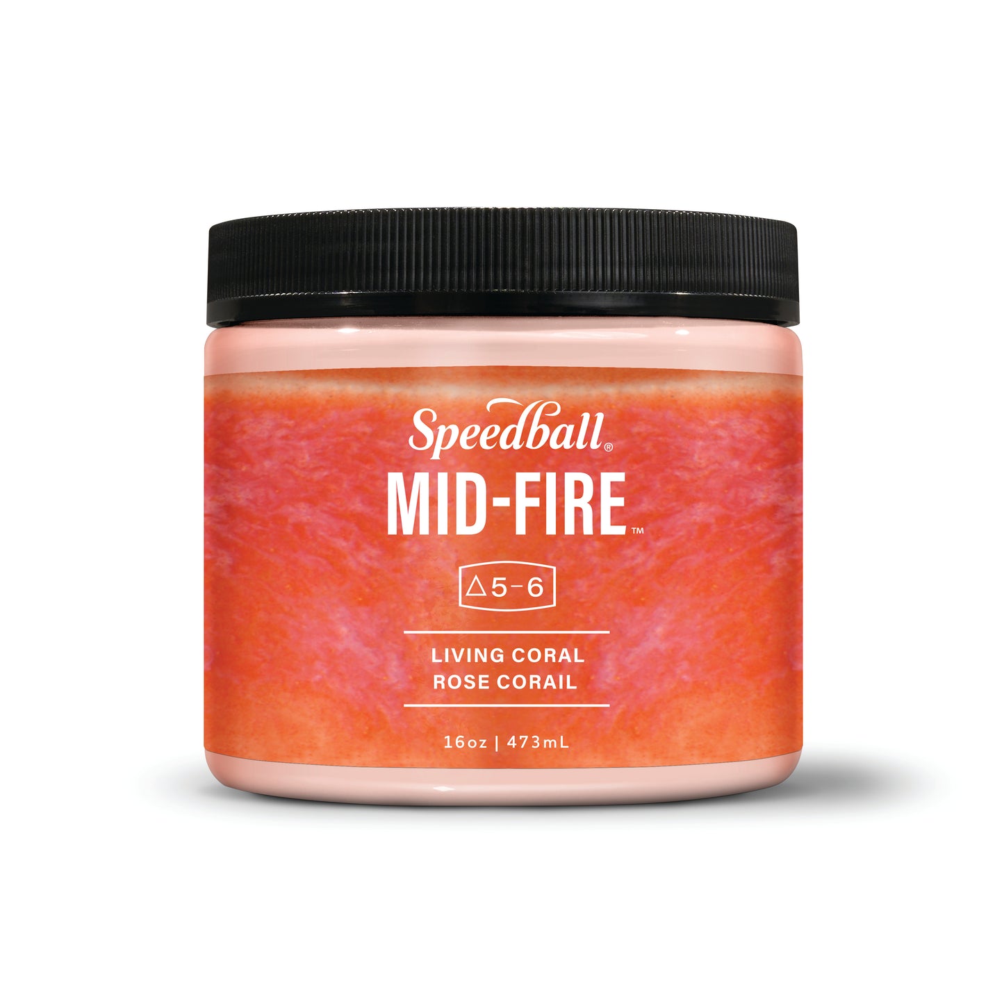 Speedball Mid Fire Glaze - Living Coral