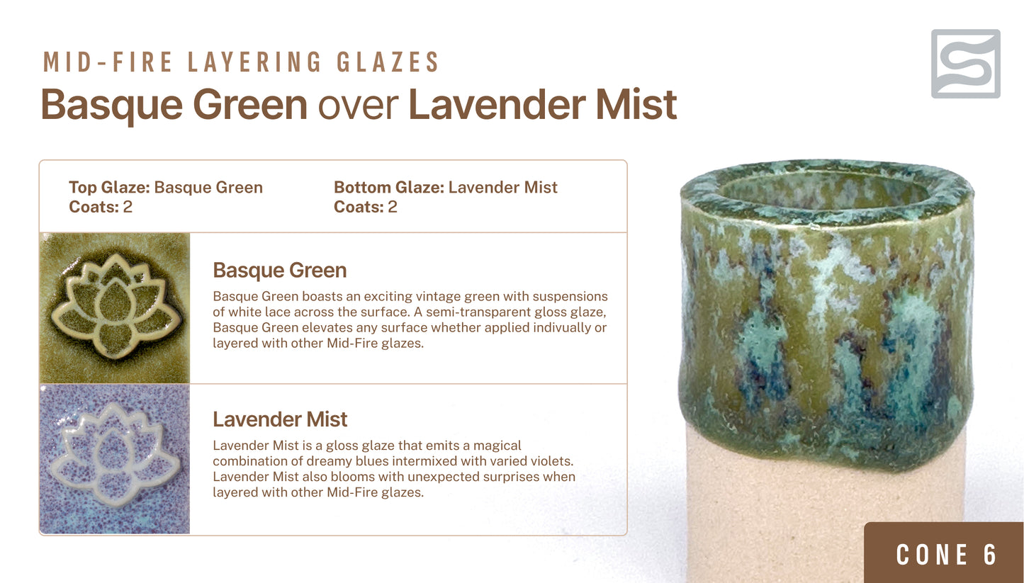 Speedball Mid Fire Glaze - Lavender Mist