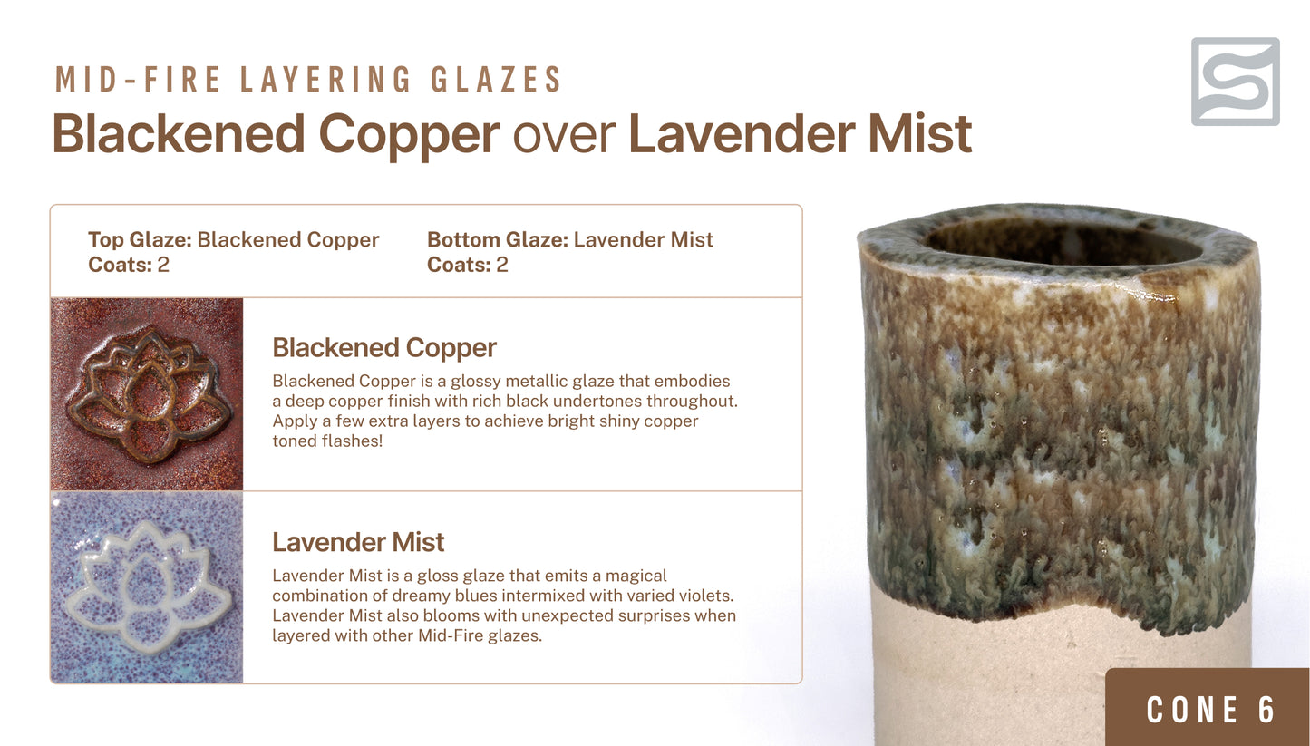 Speedball Mid Fire Glaze - Blackened Copper