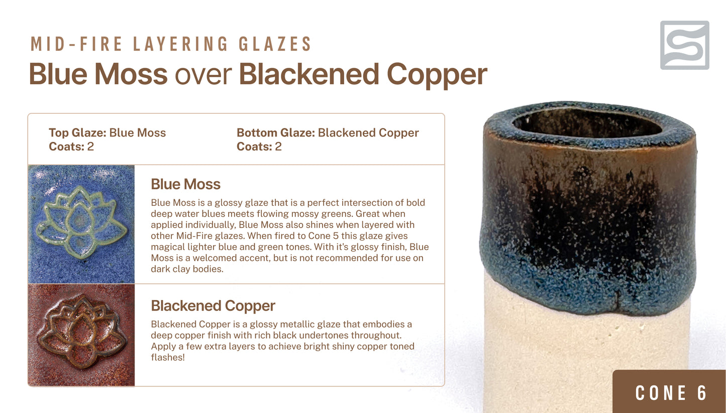 Speedball Mid Fire Glaze - Blackened Copper
