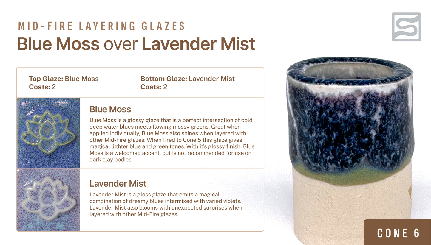 Speedball Mid Fire Glaze - Lavender Mist