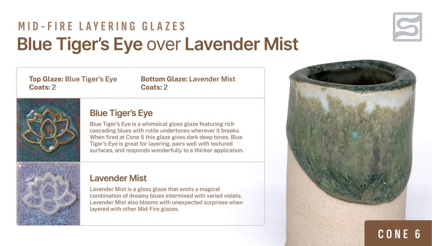 Speedball Mid Fire Glaze - Lavender Mist