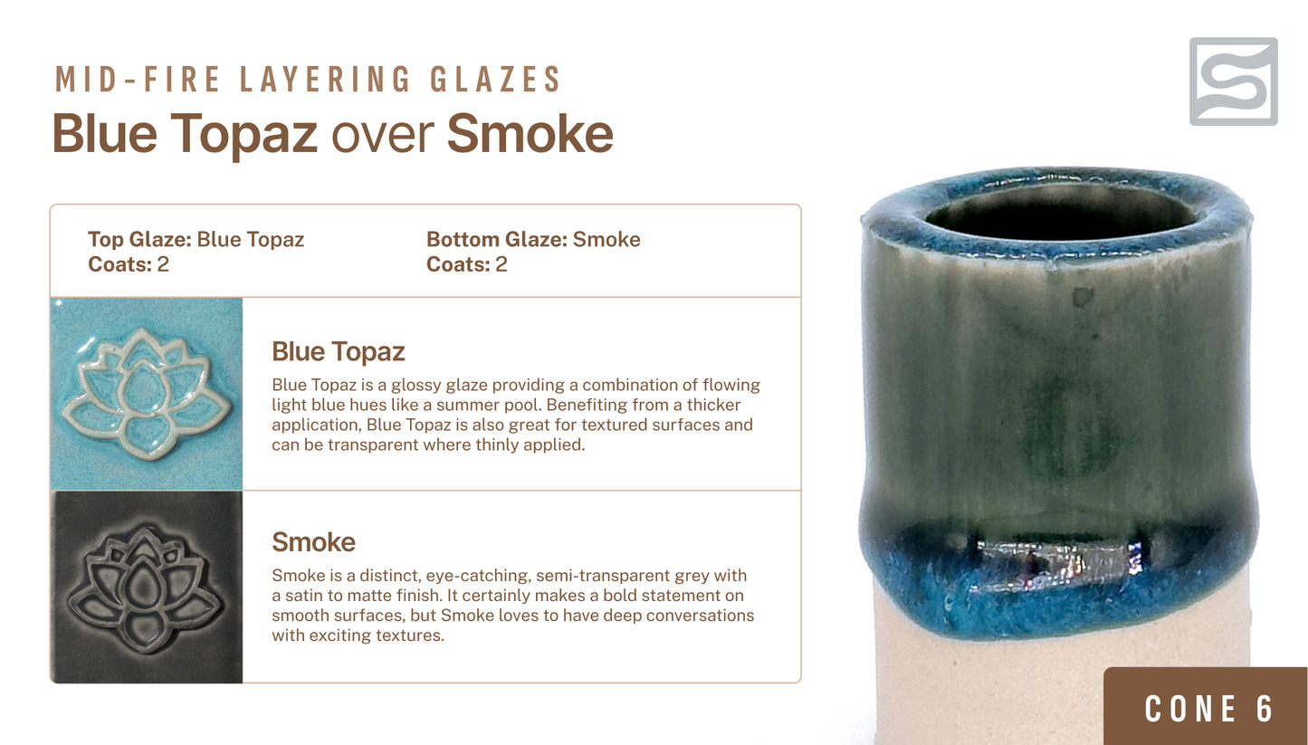 גלייז אש בינונית של ספידבול - מעושן