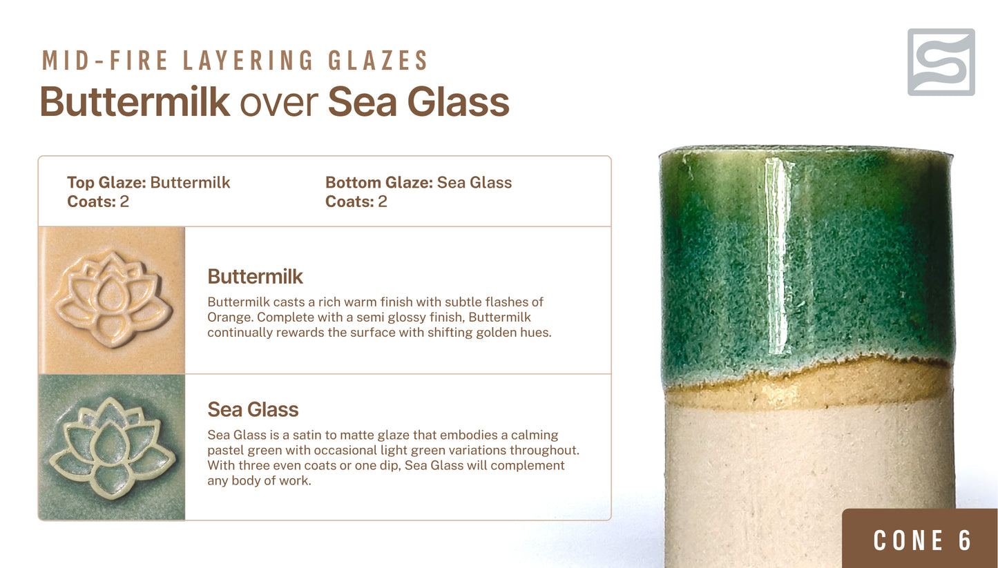 Speedball Mid Fire Glaze - Sea Glass