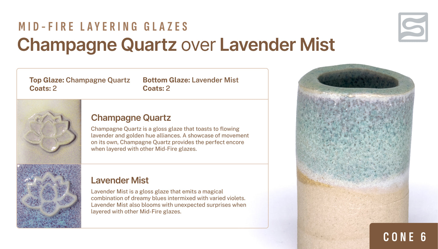 Speedball Mid Fire Glaze - Lavender Mist