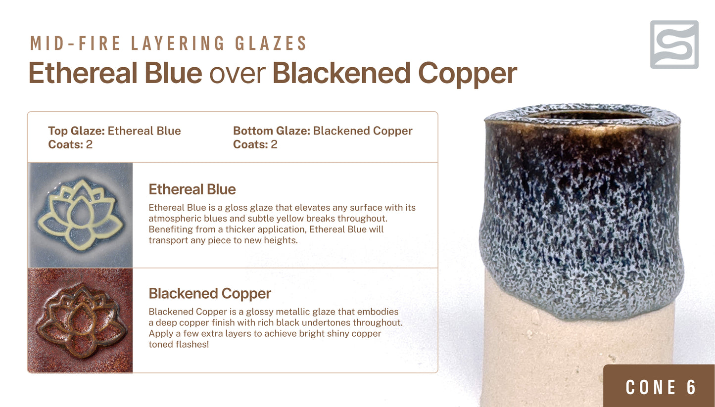 Speedball Mid Fire Glaze - Blackened Copper