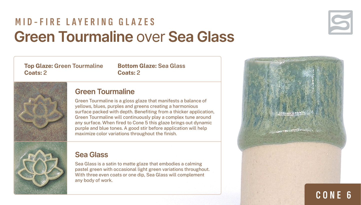Speedball Mid Fire Glaze - Green Tourmaline