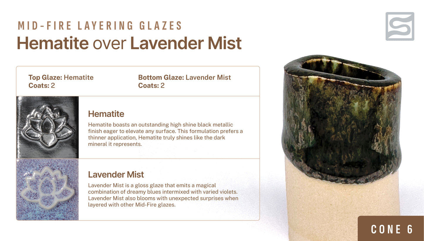 Speedball Mid Fire Glaze - Lavender Mist