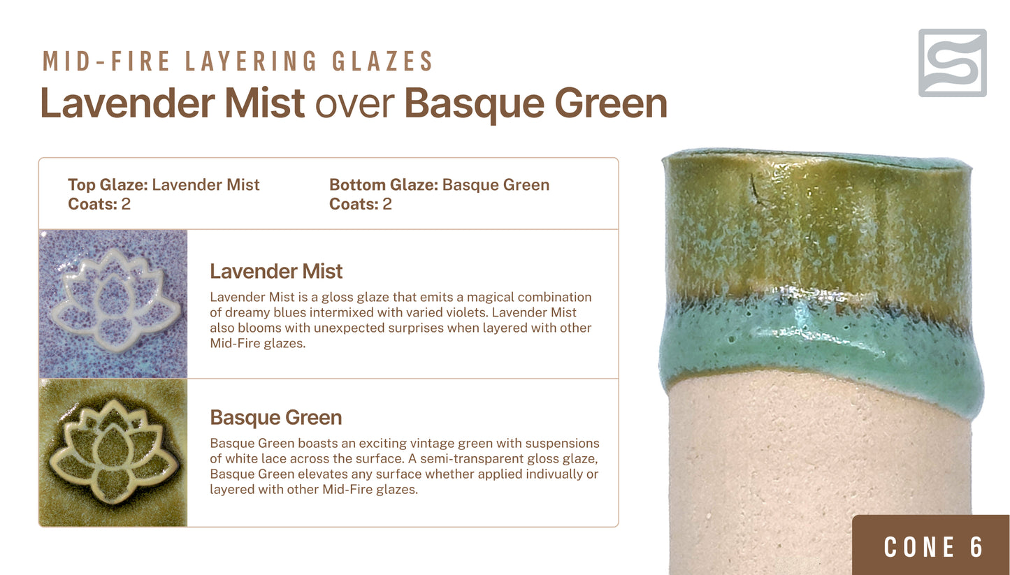 Speedball Mid Fire Glaze - Lavender Mist