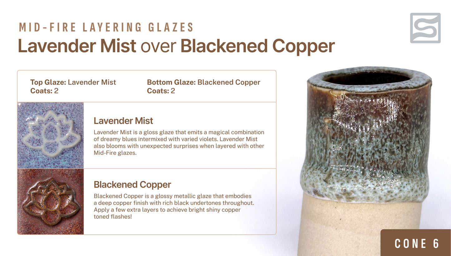 Speedball Mid Fire Glaze - Blackened Copper