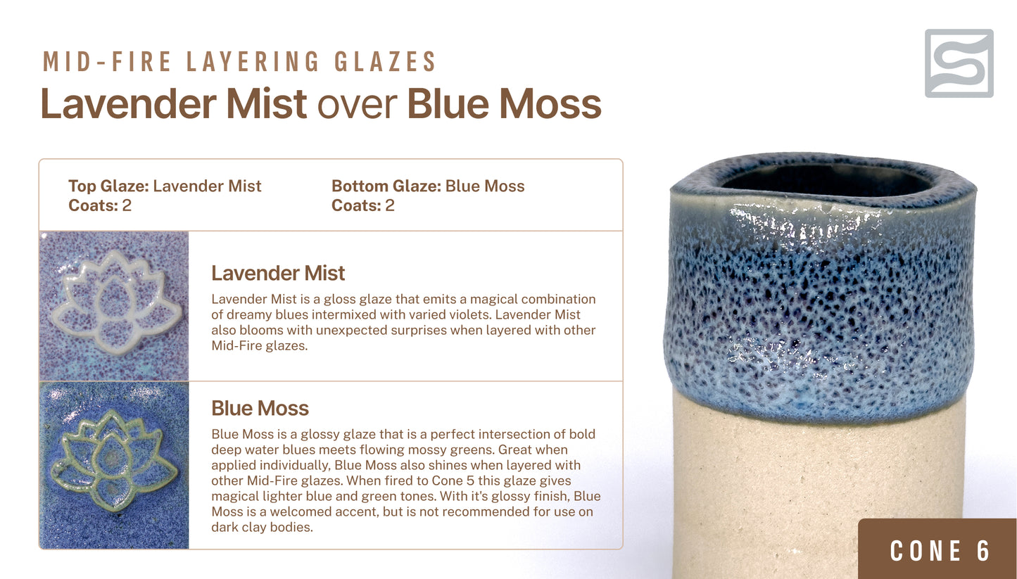 Speedball Mid Fire Glaze - Lavender Mist