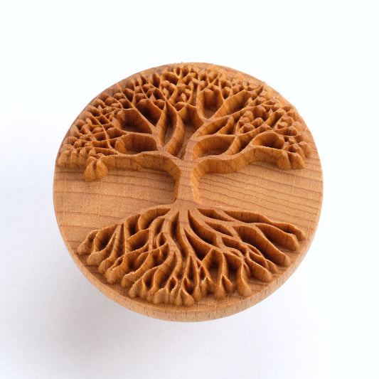 חותמת עגולה גדולה במיוחד של MKM - מושרשת