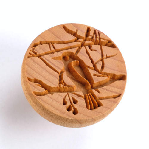 MKM Extra Large Round Stamp - Bird in a Tree