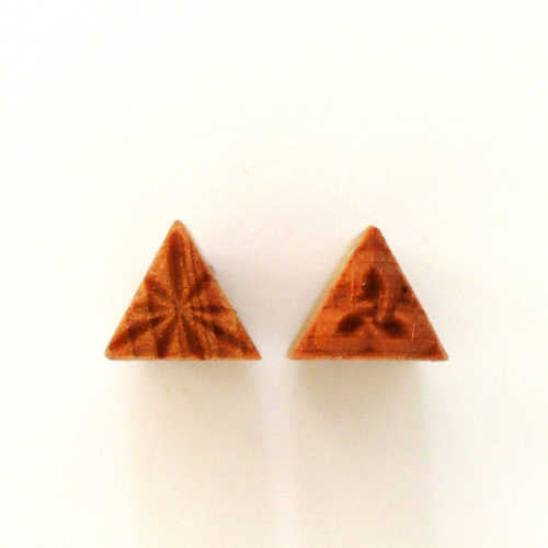 MKM Small Triangle Two Sided Stamp - Starburst/Knot
