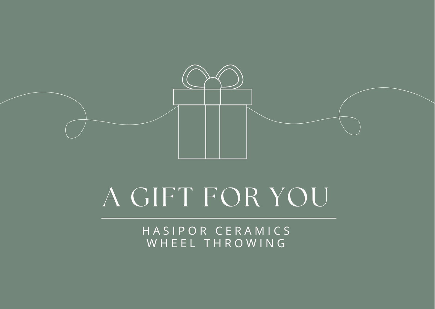 Gift Card - Wheel Throwing