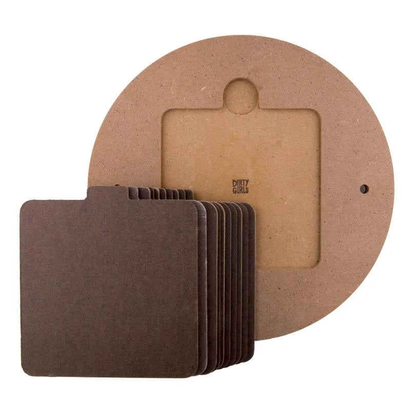 Dirty Girl Bat Insert System- Master Bat & 10 Square Inserts - PREORDER
