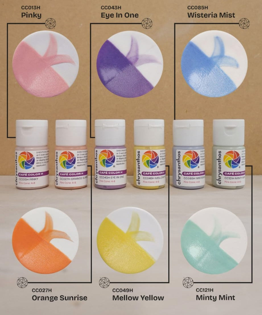 ערכת יסודות - Chrysanthos Cafe Color H Underglaze