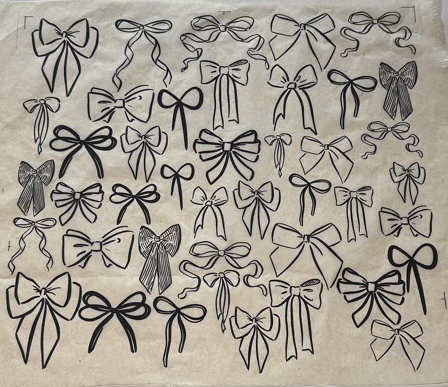 נייר העברה תחת זיגוג של קרמיקה - הכל עטוף