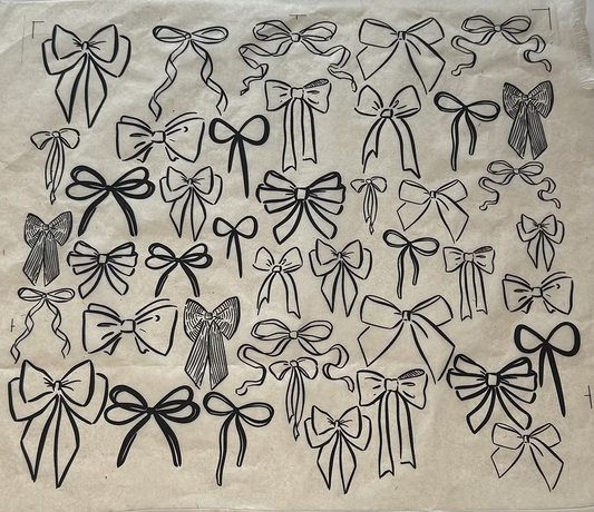 נייר העברה תחת זיגוג של קרמיקה - הכל עטוף