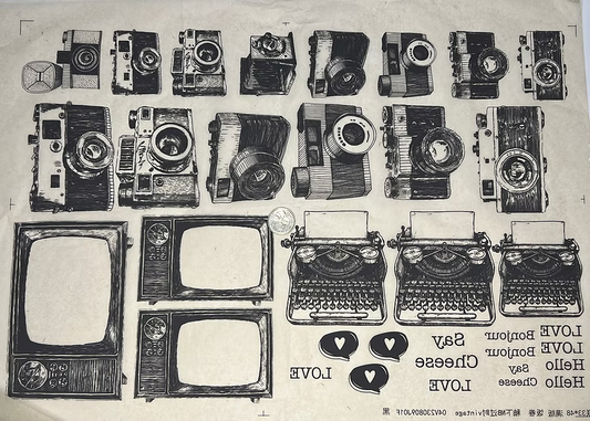 נייר העברה תחת גלזורה של קרמיקה - סרטים וטלוויזיה